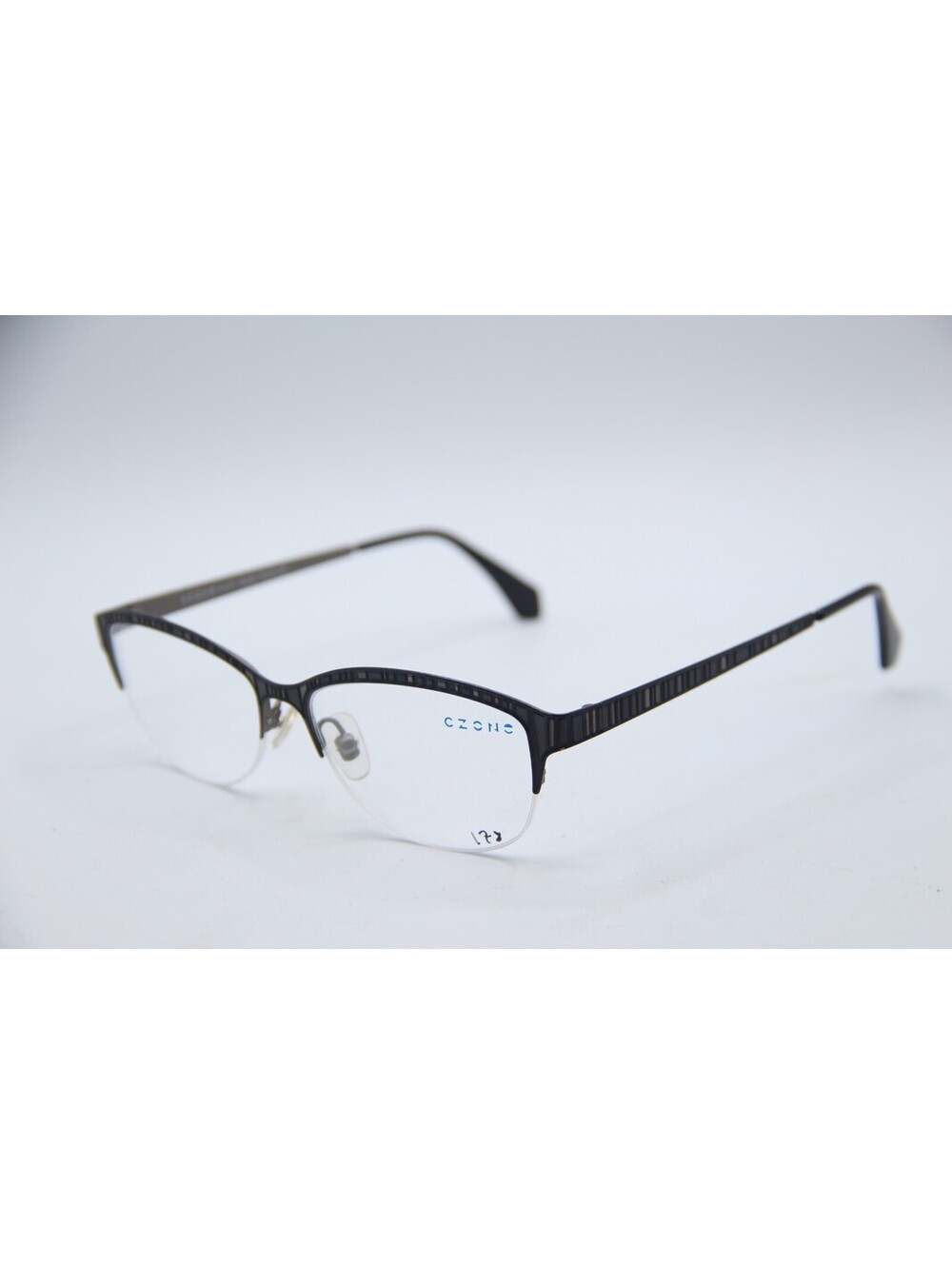 C-Zone A1177 Col.90 Black Gray Authentic Eyeglasses 54-15